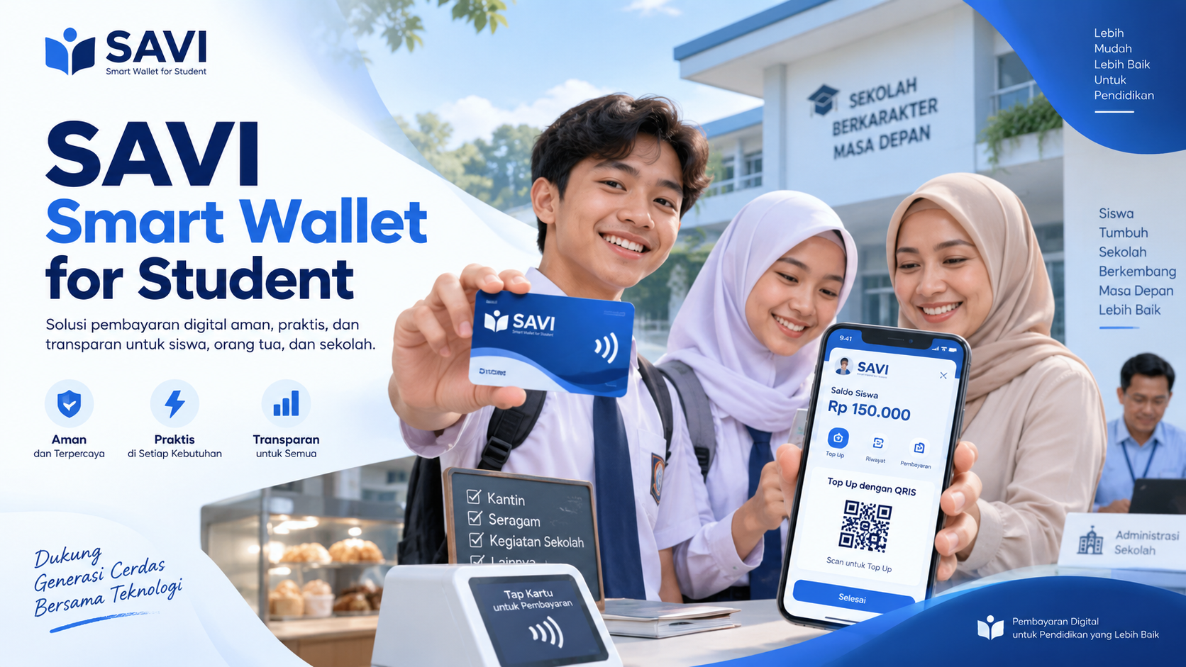 Ilustrasi SAVI Smart Wallet for Student